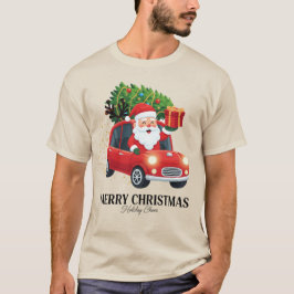 Christmas Santa Car Holiday Magic Design Tシャツ