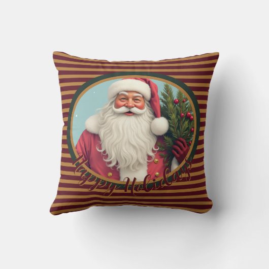 Christmas Santa Claus クッション (裏面)