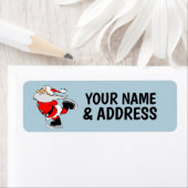  CHRISTMAS SANTA CLAUS  RETURN ADDRESS LABELS ラベル (インサイチュ)