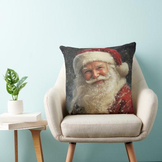 Christmas Santa Claus Throw Pillow クッション (椅子)