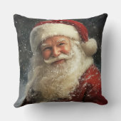 Christmas Santa Claus Throw Pillow クッション (裏面)