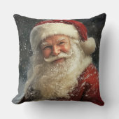 Christmas Santa Claus Throw Pillow クッション (正面)