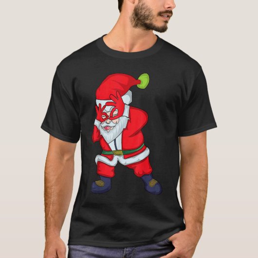 Christmas Santa Clause Griddy Dance Tシャツ (正面)