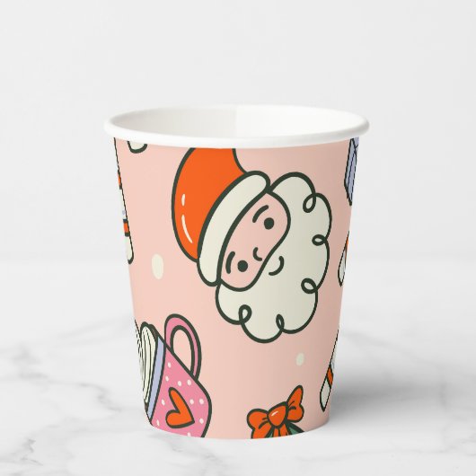 Christmas Santa Clause Party 紙コップ (左)