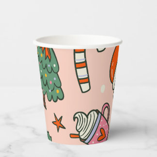 Christmas Santa Clause Party 紙コップ