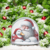Christmas Santa Duck Snow Globe (クリスマス)