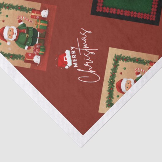  Christmas Santa & Gift Pattern Tissue Paper 薄葉紙 (詳細)