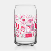 Christmas Santa Glass Can – Tis the Season Holiday ガラス缶 (裏面)