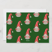 Christmas Santa Gnome New Home Moving シーズンカード (裏面)