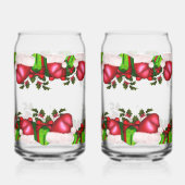 Christmas Santa Hats & Presents | Festive Holiday  ガラス缶 (左)