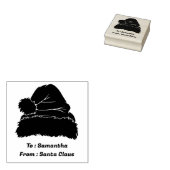 christmas santa holiday minimal ラバースタンプ (押印)