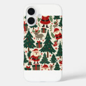 Christmas Santa iPhone 16ケース Case-Mate iPhoneケース (裏面)