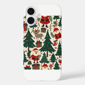 Christmas Santa iPhone 16ケース