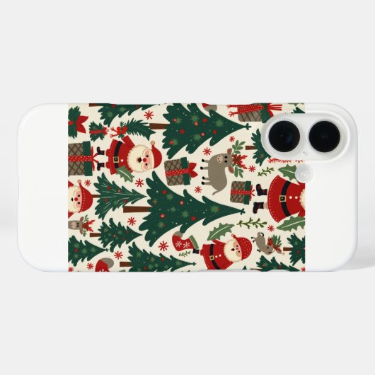 Christmas Santa iPhone 16ケース Case-Mate iPhoneケース (裏面 (横))