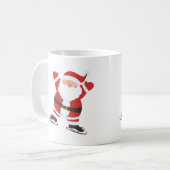 Christmas Santa mug コーヒーマグカップ (正面左)