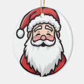 Christmas Santa Ornament セラミックオーナメント (左)