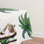 Christmas Santa pelican Holiday tablecloths テーブルクロス (インサイチュ)