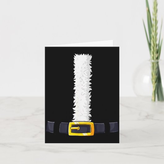 Christmas Santa-santa Claus Costume Fun Santa Suit カード (正面)