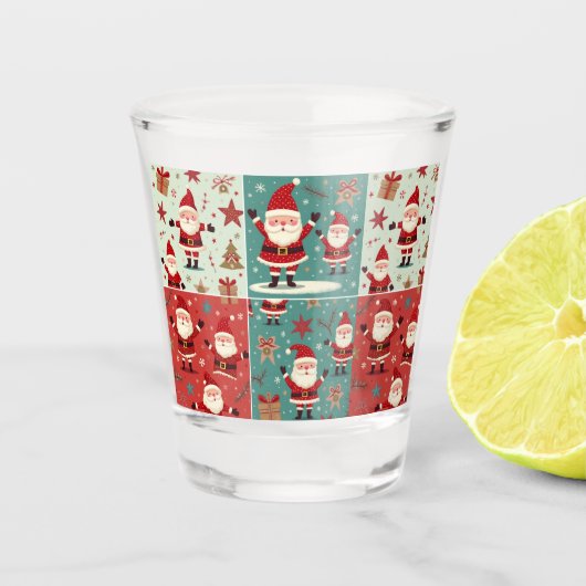 Christmas Santa Shot Glasses ショットグラス (正面)