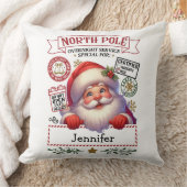 Christmas Santa Throw Pillow クッション (ブランケット)
