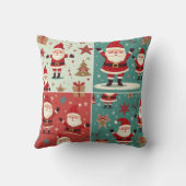 Christmas Santa Throw Pillows クッション (裏面)