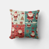 Christmas Santa Throw Pillows クッション (正面)