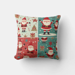 Christmas Santa Throw Pillows クッション