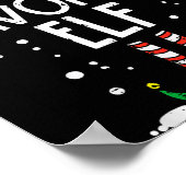 Christmas Santas Favorite Elf Xmas Matching Kids M ポスター (角)