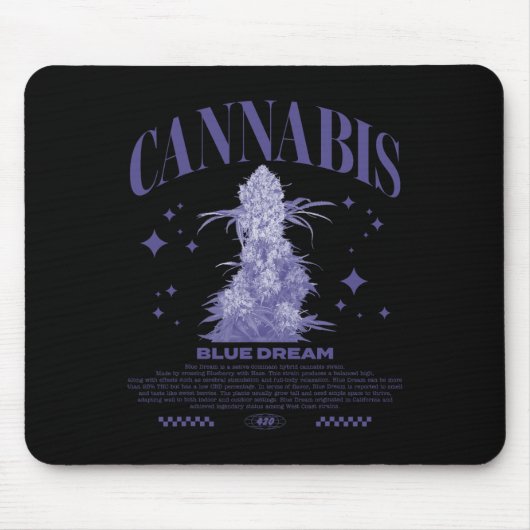 Christmas Sativa Hybrid Strain Blue Dream  マウスパッド (正面)