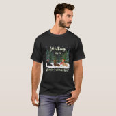 Christmas Sausage Dog Weiner Designs Unisex Adults Tシャツ (正面フル)