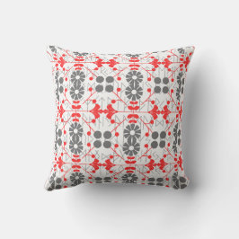 Christmas Scandinavian Folk Art Runic Pattern クッション