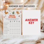 Christmas Scattegories Game シーズンカード