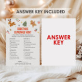 Christmas Scavenger Hunt Game シーズンカード