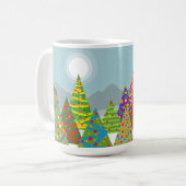 Christmas Scene コーヒーマグカップ (正面左)