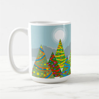 Christmas Scene コーヒーマグカップ