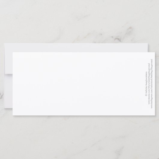 Christmas Scene at Home - Blank Card (裏面)