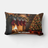 Christmas Scene indoors  ランバークッション (裏面)
