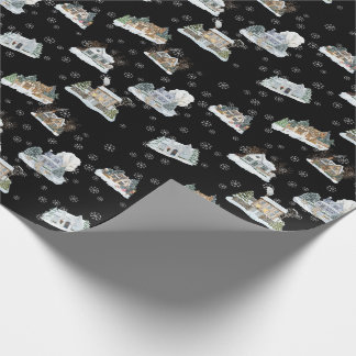 Christmas Scene Wrapping Paper ラッピングペーパー