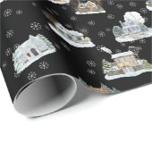 Christmas Scene Wrapping Paper ラッピングペーパー (ロールコーナー)