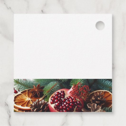 Christmas Scents Simmer Pot  フェイバータグ (裏面)