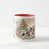 Christmas Schnauzer マグカップ (中央)