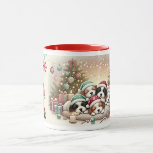 Christmas Schnauzer マグカップ (中央)