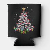 Christmas Schnauzer Dog Tree Xmas Pet Animal 缶クーラー (正面)