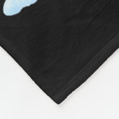 Christmas Scottish Highland Cow Wrapped In Christm フリースブランケット (角)