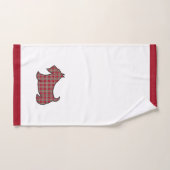 Christmas Scottish Terrier Hand Towel ハンドタオル (ハンドタオル)