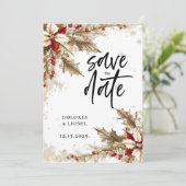 Christmas Script Wedding Save the date セーブザデート (スタンド正面)