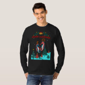 Christmas Seahorse Reindeer With Holiday Decorativ Tシャツ (正面フル)