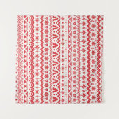 Christmas seamless pattern タペストリー (正面(横))