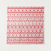 Christmas seamless pattern タペストリー (正面)