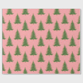 Christmas seamless pattern in retro style ラッピングペーパー (フラット)